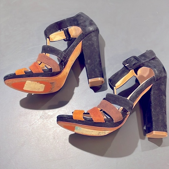 Cole Haan + Nike Air velvet and leather heels - Picture 4 of 7